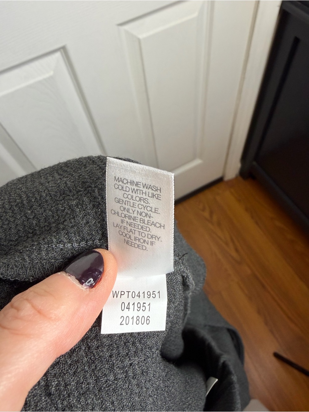 NWT J Jill purejill Women’s Small Gray Pull-On Wide Leg Pant Elastic Waist S - Picture 9 of 13